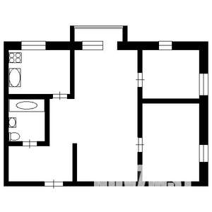 3-к квартира, вторичка, 44м2, 4/5 этаж