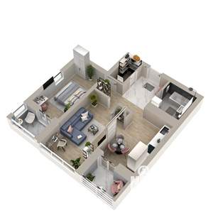 2-к квартира, сданный дом, 62м2, 20/24 этаж