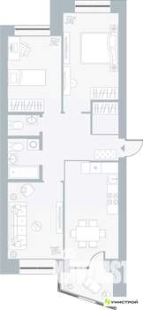 3-к квартира, вторичка, 76м2, 3/5 этаж