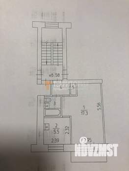 1-к квартира, вторичка, 28м2, 5/5 этаж