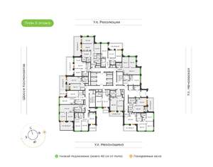 1-к квартира, вторичка, 51м2, 3/30 этаж
