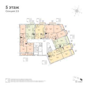 3-к квартира, вторичка, 72м2, 5/6 этаж