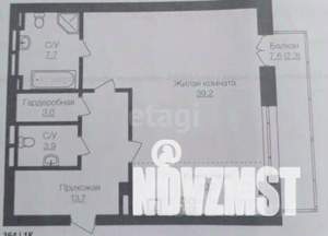 2-к квартира, вторичка, 78м2, 6/9 этаж