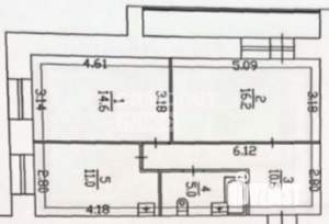2-к квартира, вторичка, 57м2, 4/10 этаж