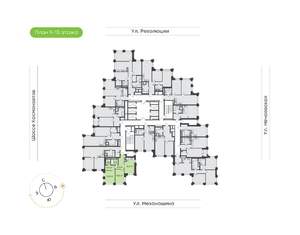2-к квартира, вторичка, 60м2, 12/30 этаж