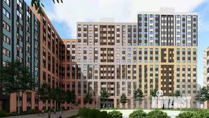3-к квартира, строящийся дом, 83м2, 21/25 этаж