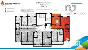 3-к квартира, вторичка, 67м2, 7/8 этаж