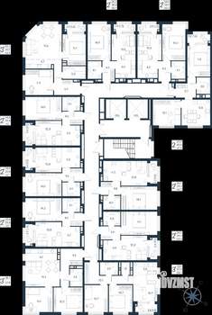 Студия квартира, строящийся дом, 40м2, 7/15 этаж