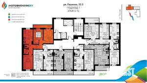 3-к квартира, вторичка, 62м2, 10/12 этаж