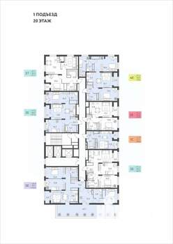 3-к квартира, вторичка, 61м2, 20/22 этаж