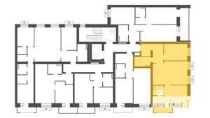 2-к квартира, вторичка, 69м2, 2/6 этаж