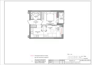 2-к квартира, вторичка, 39м2, 4/22 этаж