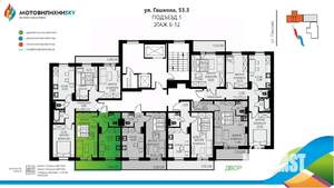 1-к квартира, вторичка, 34м2, 8/12 этаж