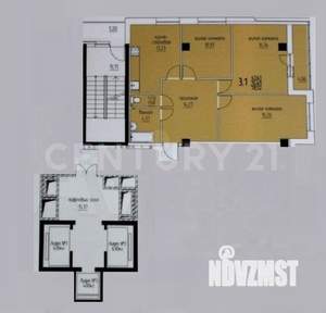 3-к квартира, вторичка, 77м2, 6/25 этаж