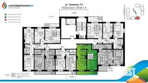 1-к квартира, вторичка, 39м2, 6/8 этаж