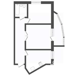 2-к квартира, вторичка, 52м2, 4/9 этаж