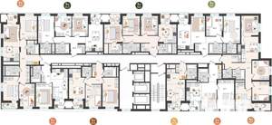 2-к квартира, вторичка, 53м2, 19/25 этаж