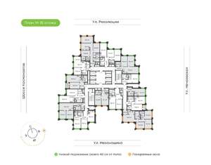 1-к квартира, вторичка, 48м2, 14/30 этаж