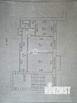 2-к квартира, вторичка, 60м2, 3/5 этаж