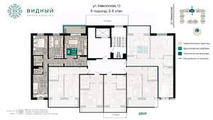 3-к квартира, вторичка, 76м2, 8/8 этаж