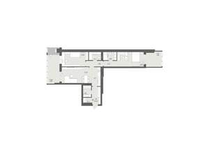 3-к квартира, строящийся дом, 97м2, 4/6 этаж