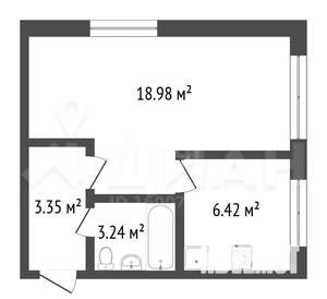 2-к квартира, вторичка, 48м2, 4/5 этаж