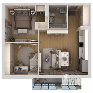 3-к квартира, вторичка, 55м2, 9/9 этаж