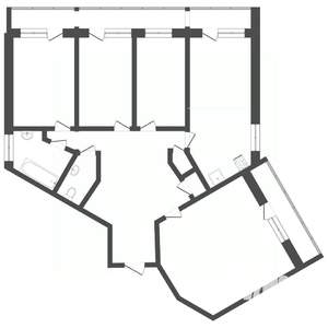 4-к квартира, вторичка, 186м2, 16/16 этаж