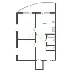 2-к квартира, вторичка, 66м2, 16/18 этаж