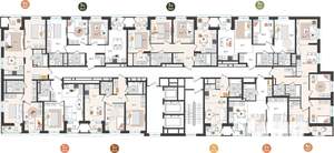 2-к квартира, вторичка, 53м2, 23/25 этаж