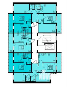 1-к квартира, вторичка, 31м2, 6/8 этаж