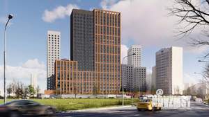 4-к квартира, строящийся дом, 75м2, 19/25 этаж