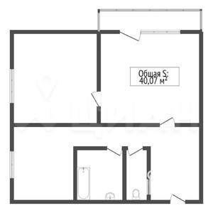 2-к квартира, вторичка, 42м2, 4/5 этаж
