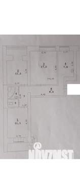 3-к квартира, вторичка, 63м2, 7/9 этаж