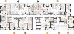 2-к квартира, вторичка, 46м2, 17/25 этаж