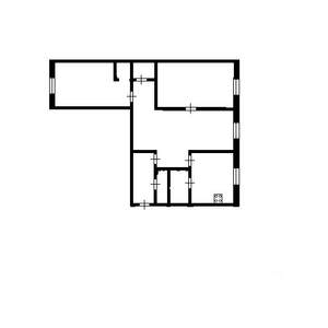 3-к квартира, вторичка, 58м2, 5/6 этаж