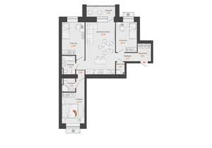 3-к квартира, вторичка, 83м2, 4/9 этаж