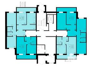 3-к квартира, строящийся дом, 64м2, 1/10 этаж
