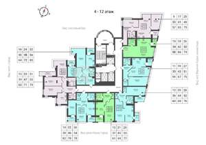 1-к квартира, сданный дом, 52м2, 10/25 этаж