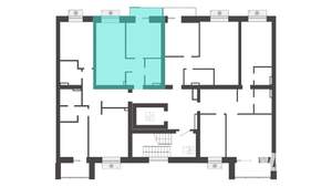 1-к квартира, вторичка, 38м2, 4/6 этаж