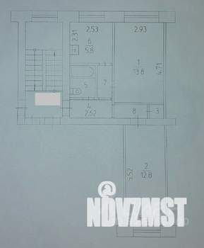 2-к квартира, вторичка, 43м2, 4/5 этаж