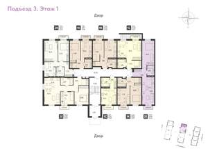 1-к квартира, вторичка, 31м2, 1/4 этаж