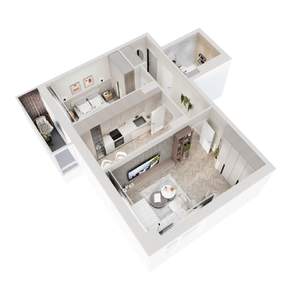 2-к квартира, вторичка, 49м2, 4/10 этаж