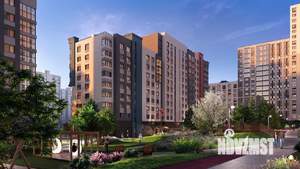 Студия квартира, строящийся дом, 65м2, 16/22 этаж