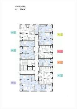 4-к квартира, вторичка, 80м2, 22/22 этаж