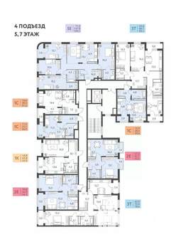 Студия квартира, вторичка, 27м2, 5/22 этаж
