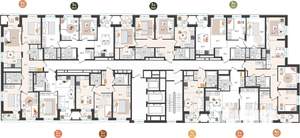 3-к квартира, вторичка, 61м2, 22/25 этаж