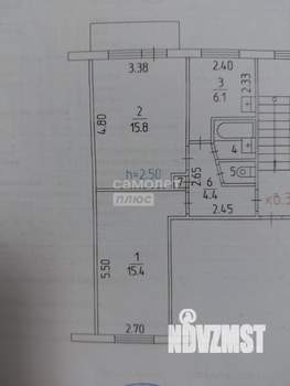 2-к квартира, вторичка, 45м2, 5/5 этаж