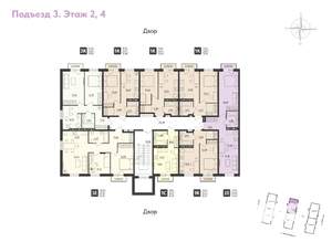 1-к квартира, вторичка, 34м2, 2/4 этаж