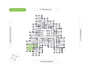 2-к квартира, вторичка, 57м2, 18/30 этаж